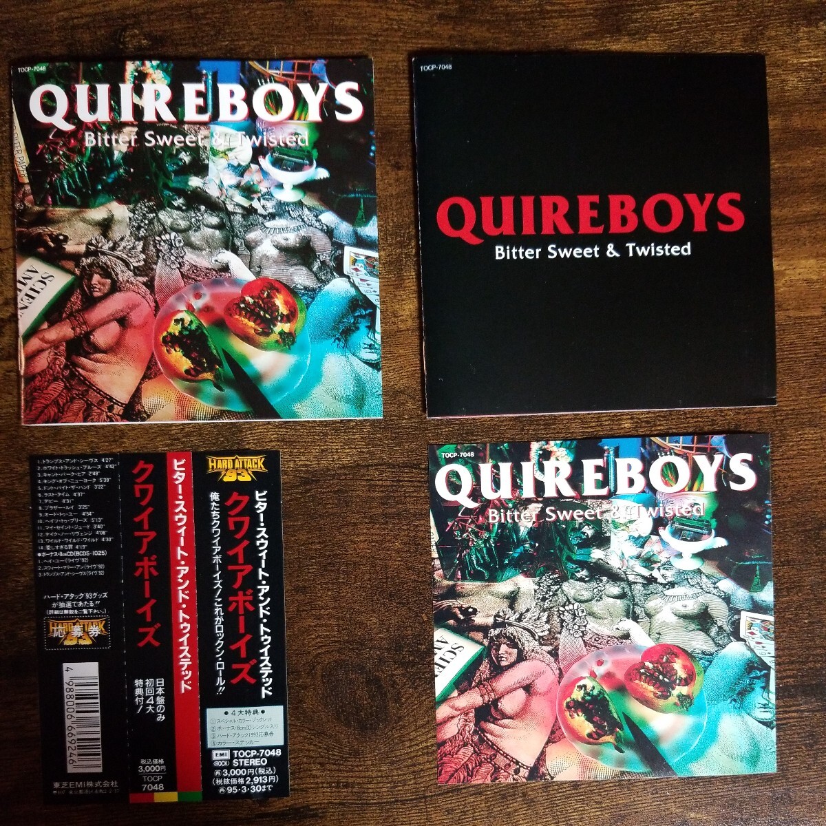 【国内盤CD帯付き】クワイアボーイズ ビター・スウィート・アンド・トゥイステッド QUIREBOYS Bitter Sweet&Twisted 1993年国内初版 管J　_画像7