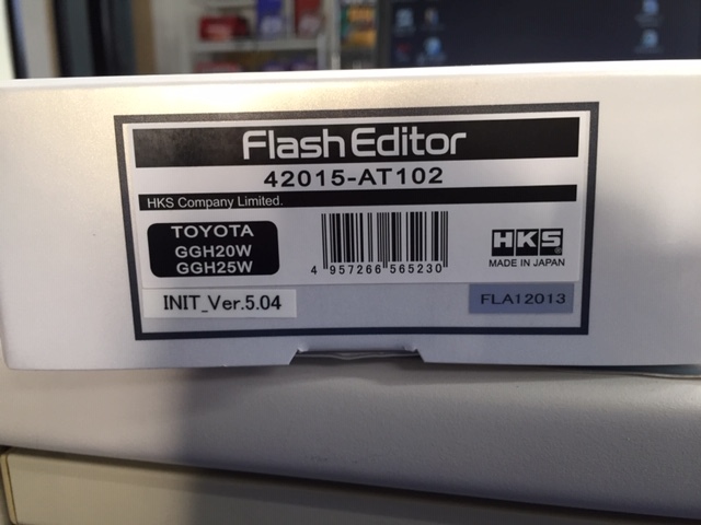 新品！HKS　フラッシュエディター TOYOTA　アルファード　ヴェルファイア　GGH20W/GGH25W　42015-AT102