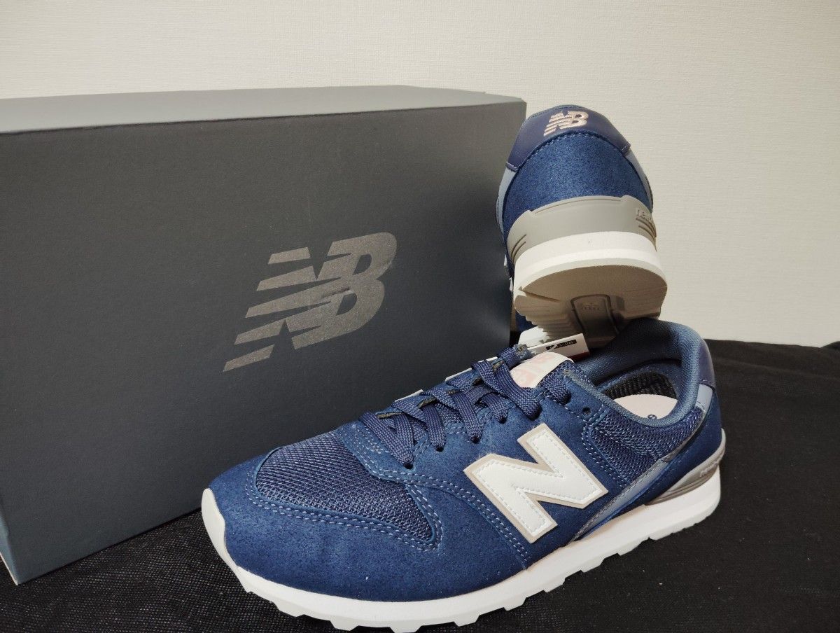 新品25cmニューバランスNew BalanceレディーススニーカーWL996BE2 ネイビー紺ML996好きにも