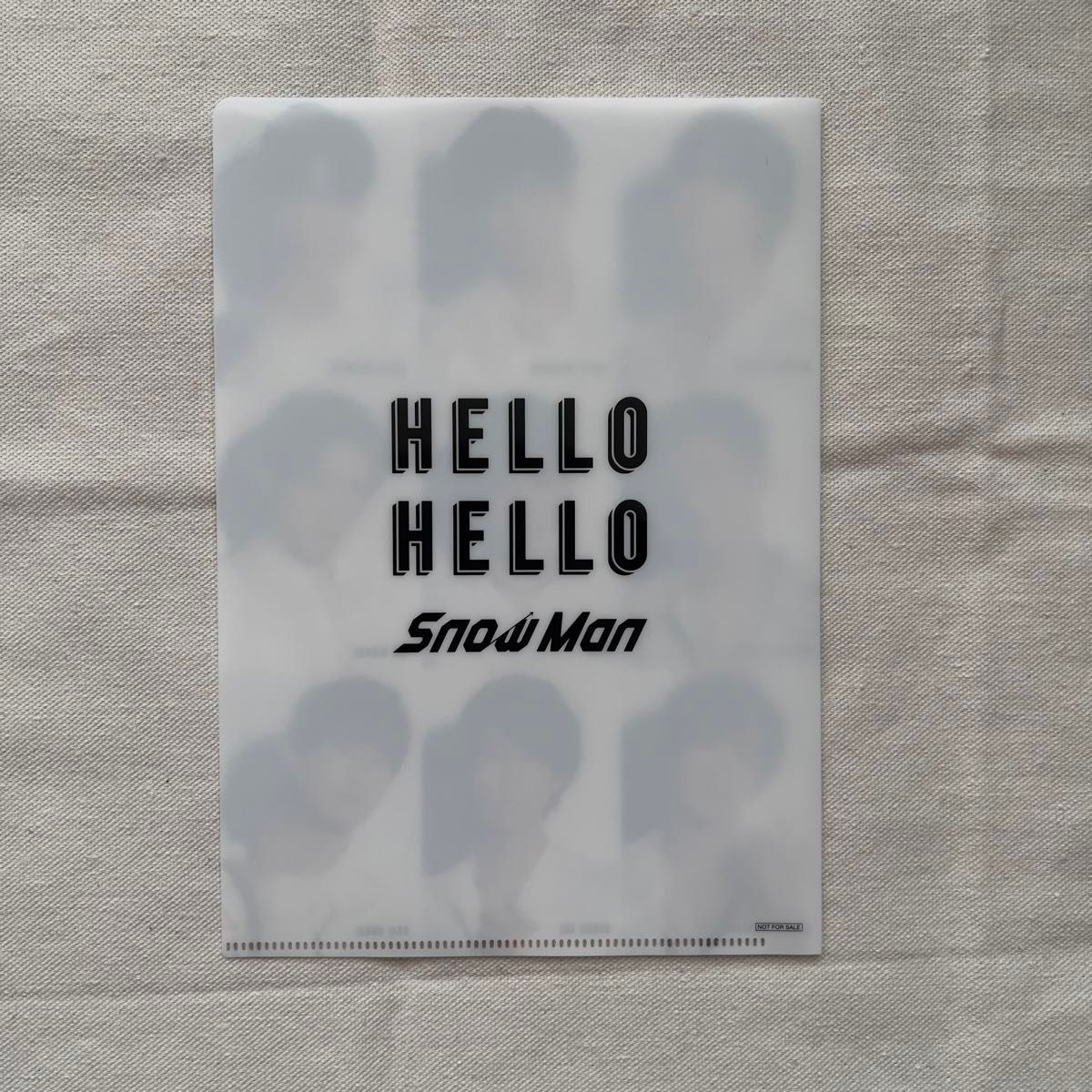 Snow Man CD 特典 HELLO HELLO 通常盤 ステッカーシート ファイル 映画 ハニーレモンソーダ フライヤー