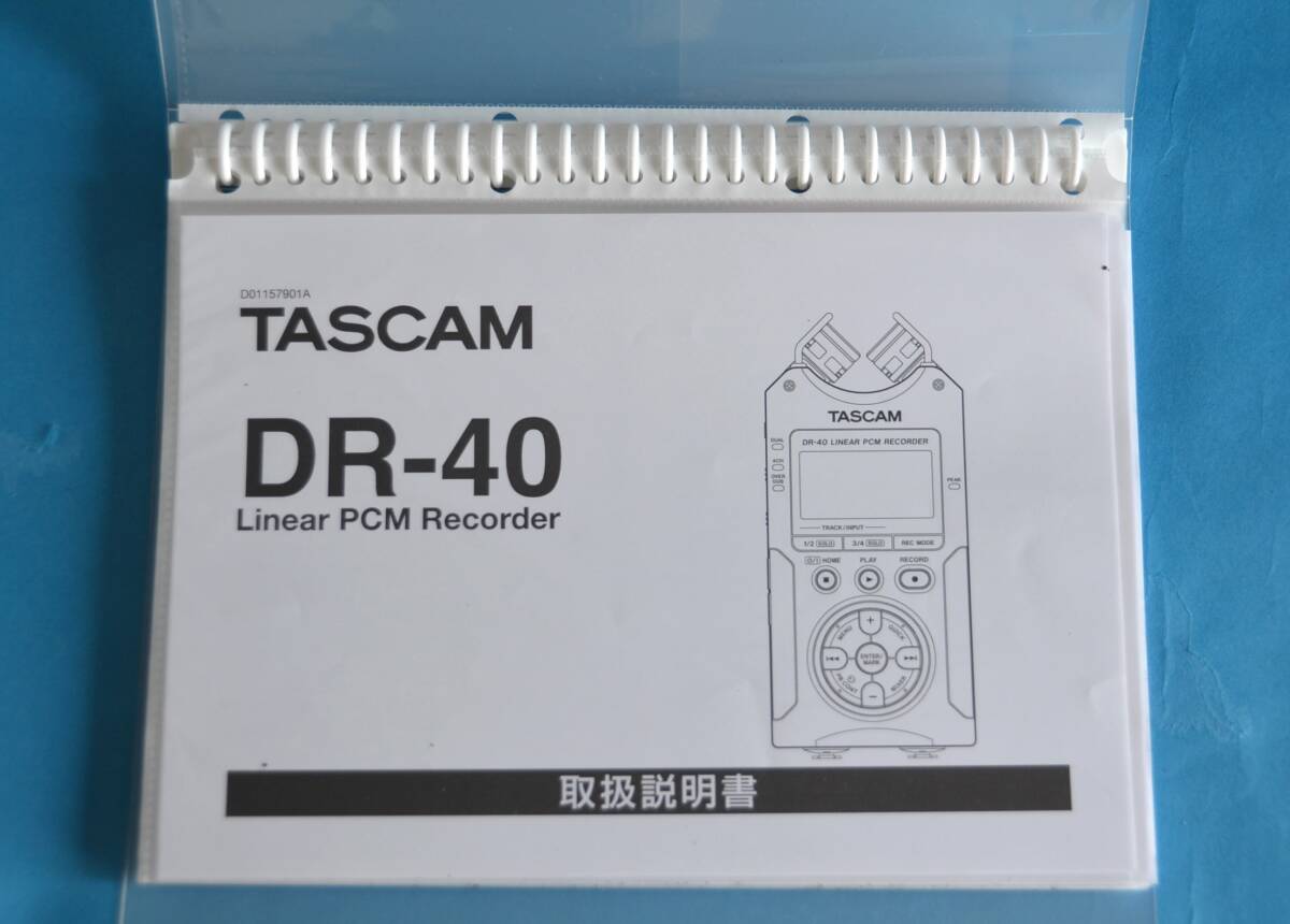 TASCAM DR40 цифровой linear магнитофон linear PCM магнитофон 