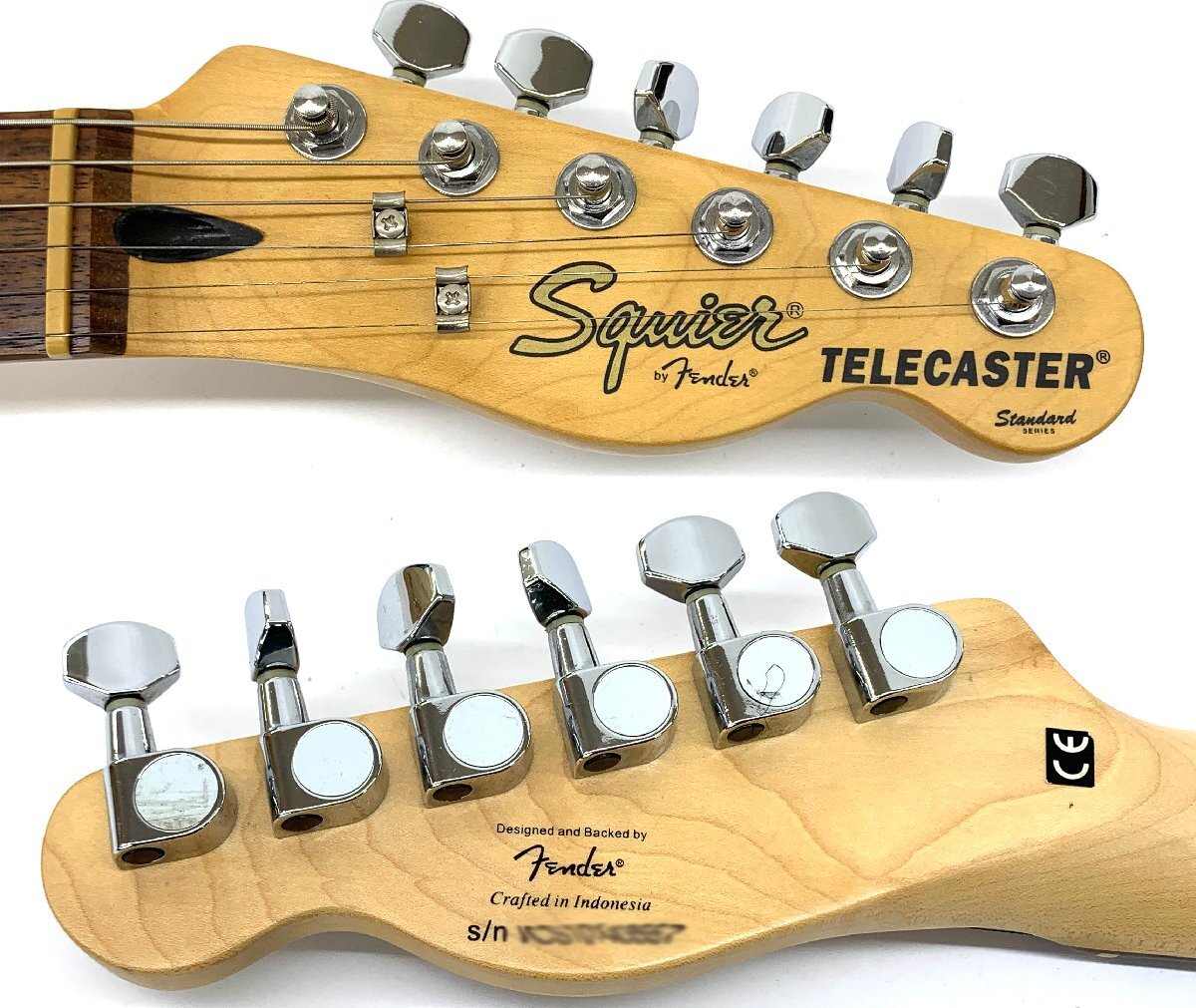 【中古・未メンテナンス品】Squier by Fender Standard Series Telecaster テレキャスター【音出し動作確認済み】：_画像6