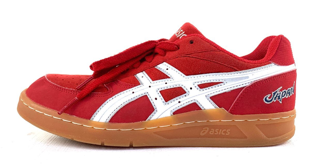 【中古品】asics アシックス THH536 ハンドボールシューズ レッド 赤 25.5cm：_画像2