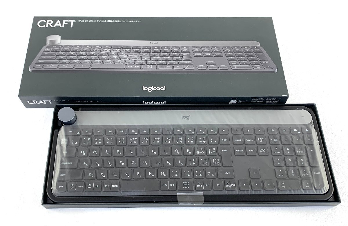 【中古・ジャンク品】Logicool CRAFT KX1000S ロジクール クラフト キーボード 【動作不良あり】：の画像1