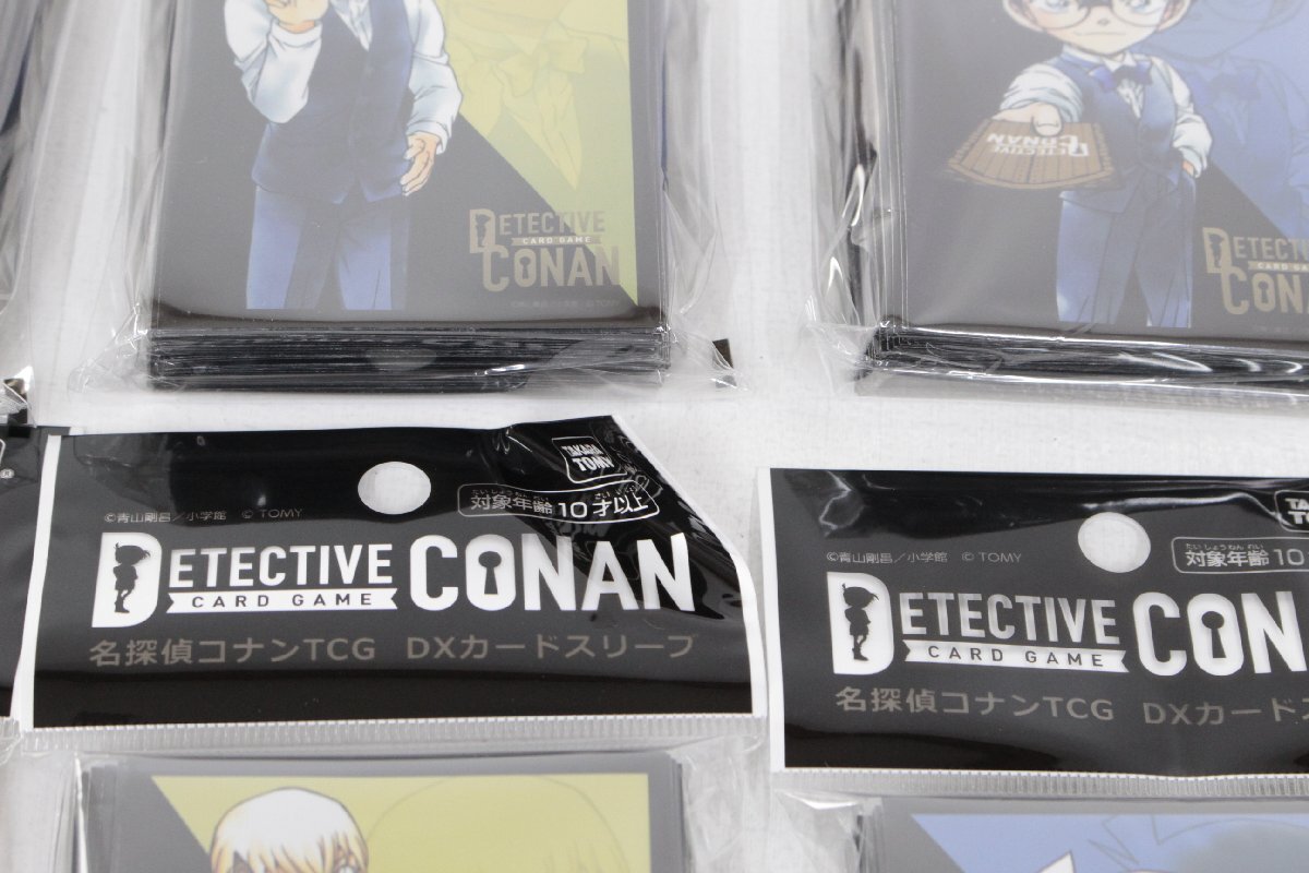 *[ б/у * нераспечатанный товар ] Detective Conan TCG DX карта рукав Edogawa Conan Hattori flat следующий .. Kid дешево .. Akai превосходящий один комплект,