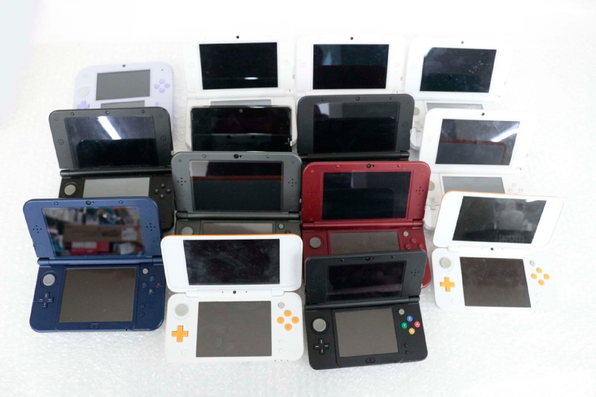 【中古・ジャンク品】3DS new3DS　3DSLL　new3DSLL　2DS　new2DSLL　本体のみ　14台セット'_画像2