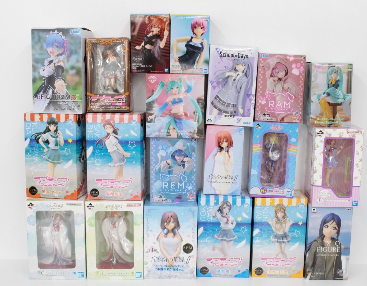 【中古・ジャンク品】1円 美少女系 プライズ 一番くじ まとめ 五等分の花嫁 ラブライブ リゼロ 初音ミク 等,_画像1