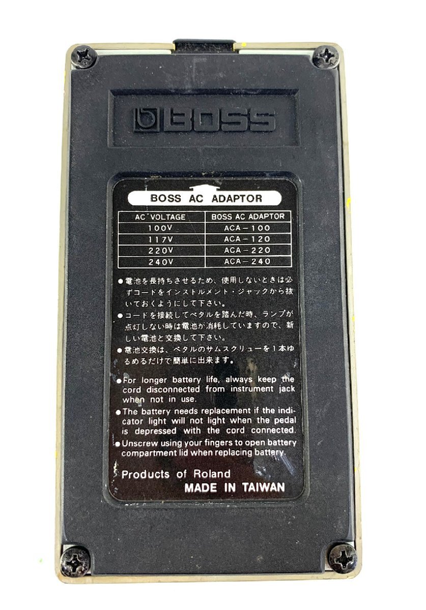 ●【中古品】BOSS OD-2 Turbo Over Drive ACA Made in Taiwan ボス オーバードライブ ACA期 台湾製【出力確認済み】No.6049　2/2：_画像2