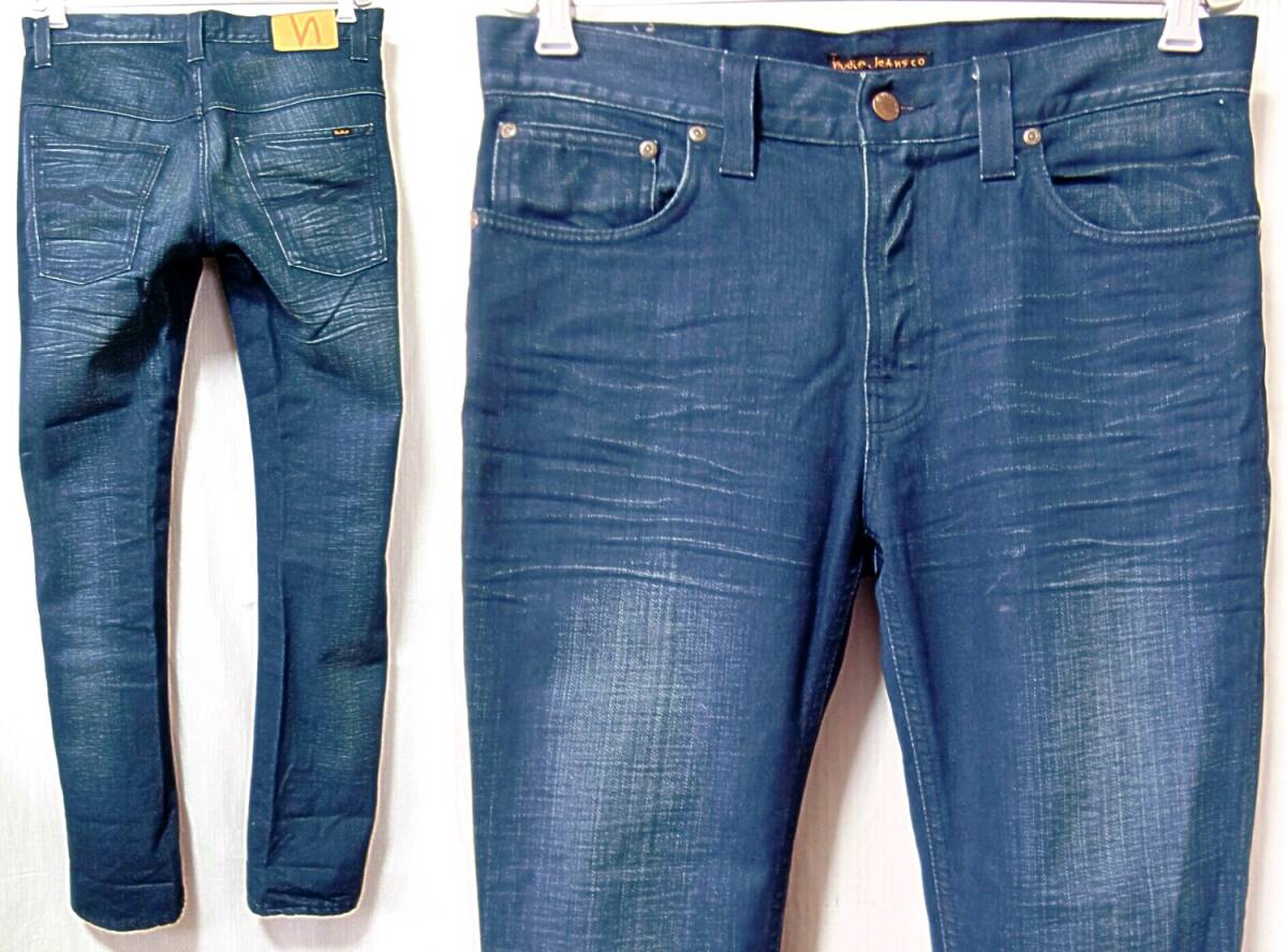 Nudie Jeans【THIN FINN】W32(実88cm) 【管41-2】_画像2