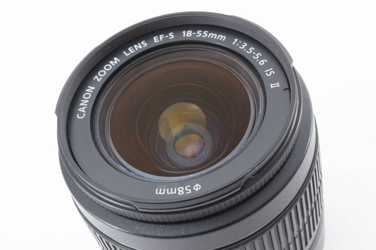 【極上美品】Canon キャノン EF-S18-55mm F3.5-5.6 IS II カメラ レンズ キヤノン 手ブレ補正 一眼カメラ用 オートフォーカス 高画質 _画像10