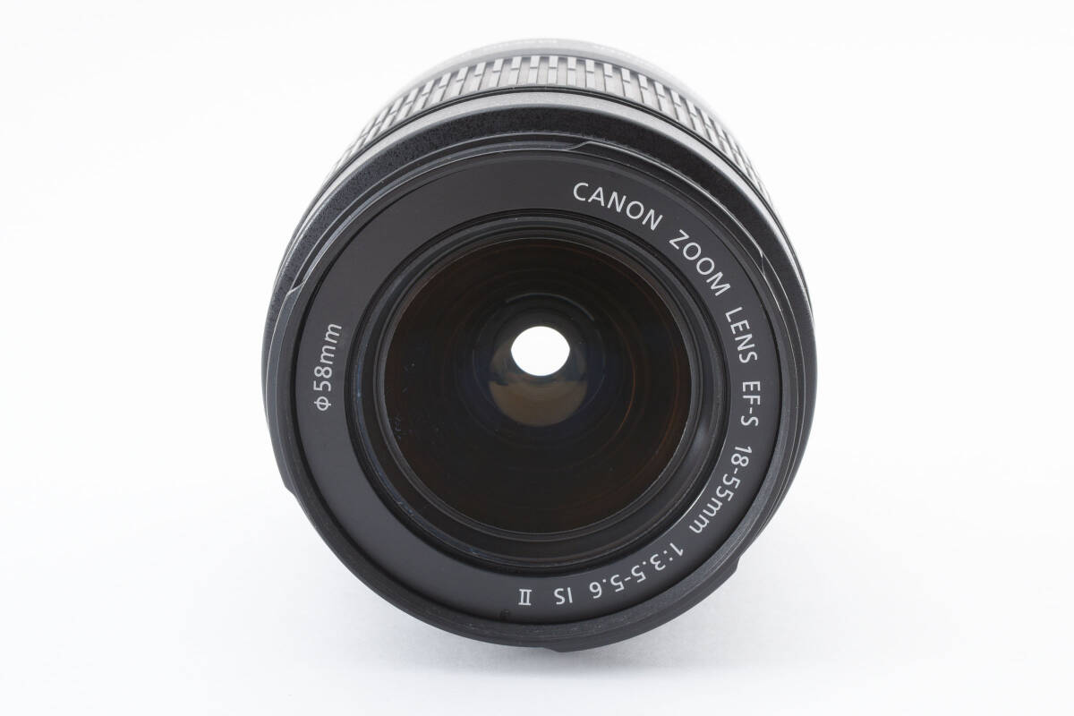 【極上美品】Canon キャノン EF-S18-55mm F3.5-5.6 IS II カメラ レンズ キヤノン 手ブレ補正 一眼カメラ用 オートフォーカス 高画質 _画像3