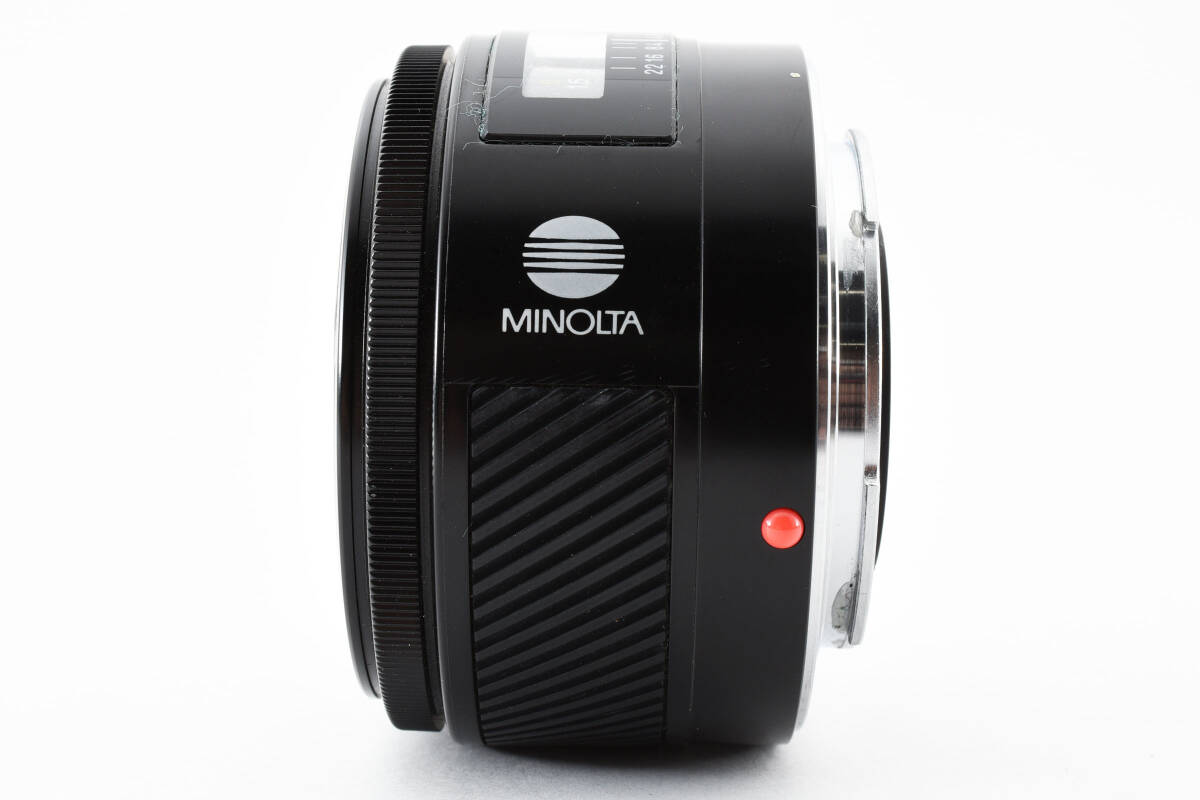 【完動品】人気の単焦点レンズ！MINOLTA ミノルタ AF 50mm F1.4 旧★光学カビ・くもりなし！ ジャンク#2025589_画像6