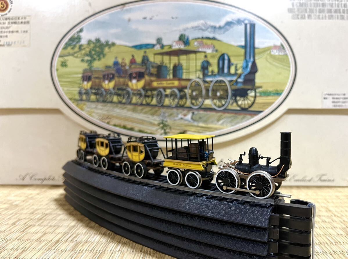  rare [ HO gauge /1831 year America steam locomotiv [te vi to*k Lynn ton number ] railroad model full set ] operation goods origin boxed almost unused goods abroad railroad 