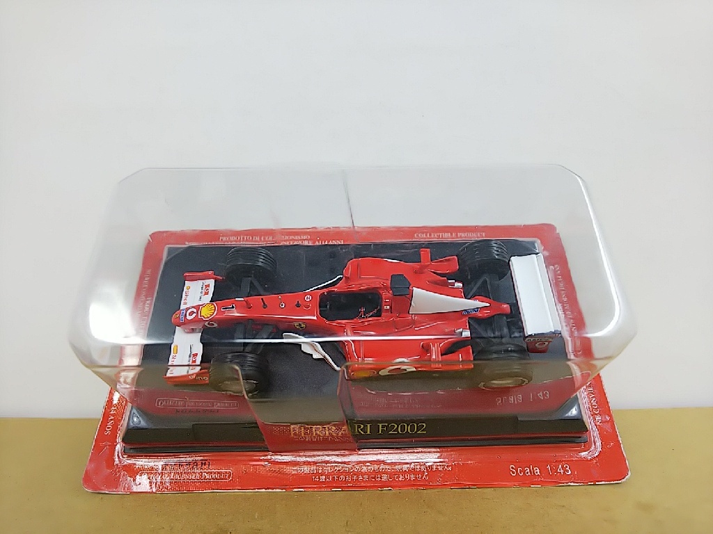 ■ アシェット 1/43 FERRARI F2002 フェラーリ F1レーシングミニカー_画像5