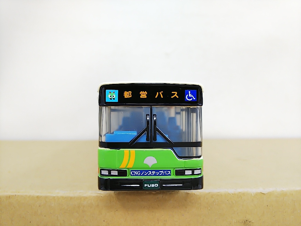 ■ アガツマ ダイヤペット 1/64 ノンステップ都営バス DK-4104 ダイキャストモデルミニカー_画像2