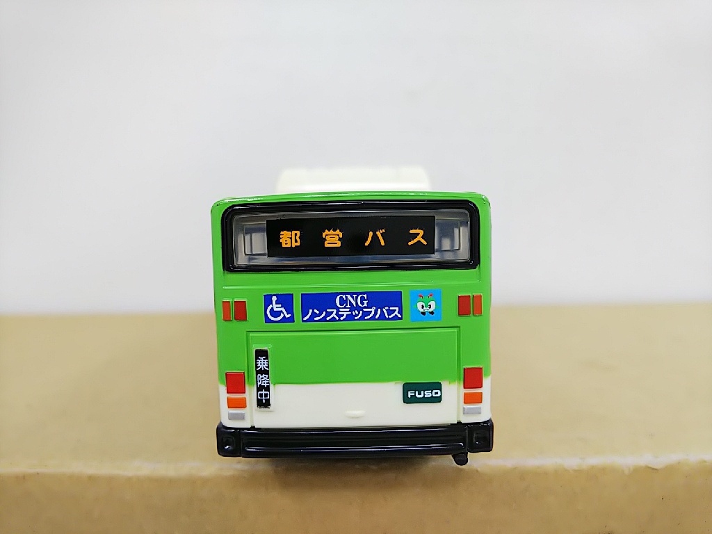 ■ アガツマ ダイヤペット 1/64 ノンステップ都営バス DK-4104 ダイキャストモデルミニカー_画像3