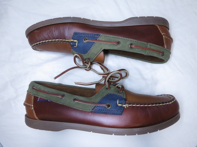 USA made SEBAGOsebagoDOCKSIDESdok side leather moccasin shoes US 9 27cm deck shoes America made 