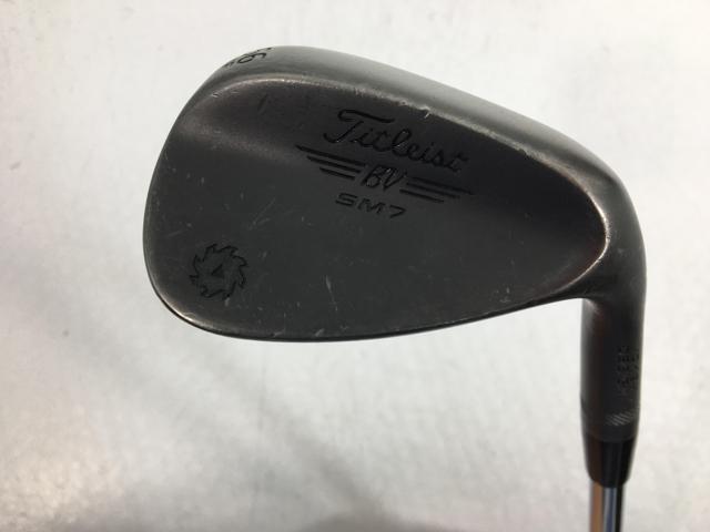 即決 中古 ボーケイ ウェッジ スピンミルド SM7 (ジェットブラック)56.14F(日本仕様) SW NSプロ 950GH 56 S_画像1