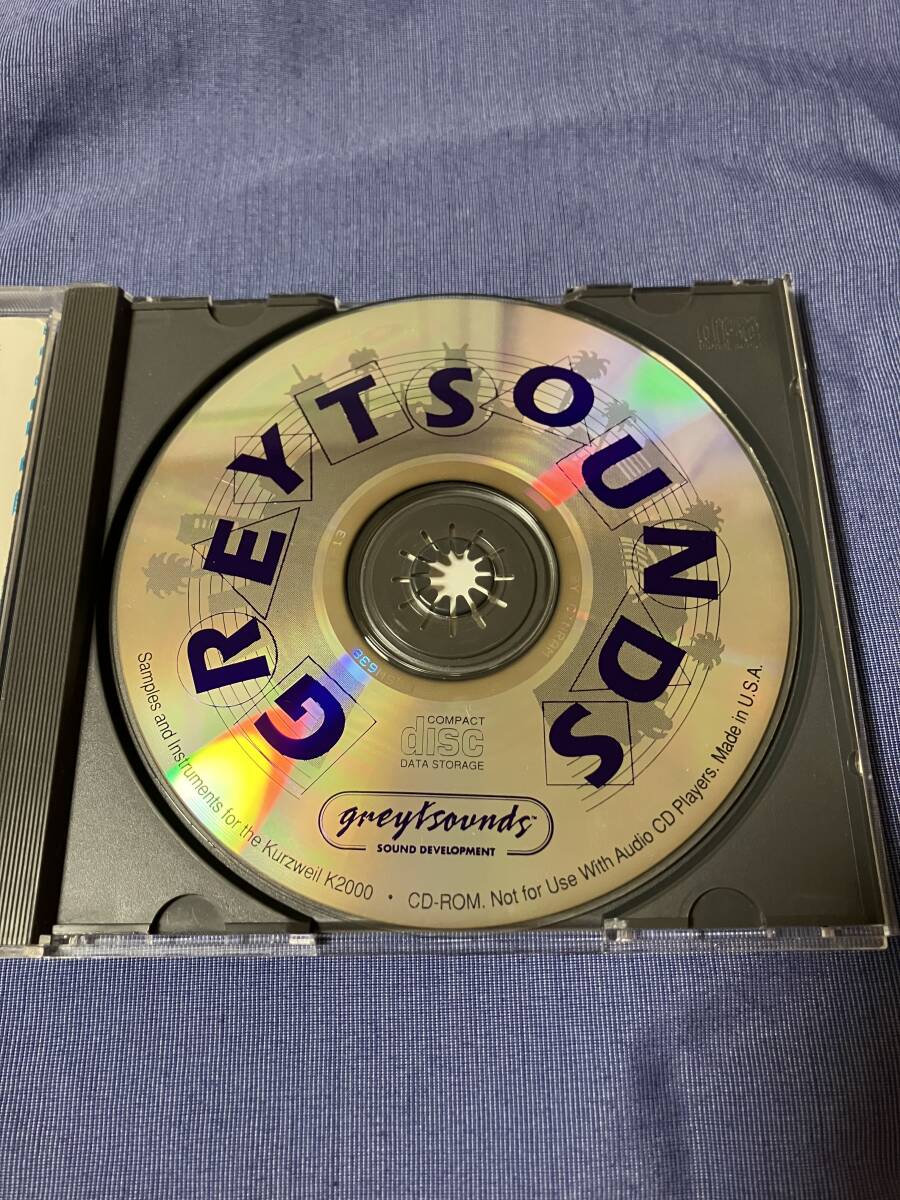 Kurzweil K2000 用 CD-ROM　greyt sounds Volume 1（レアです）_画像3