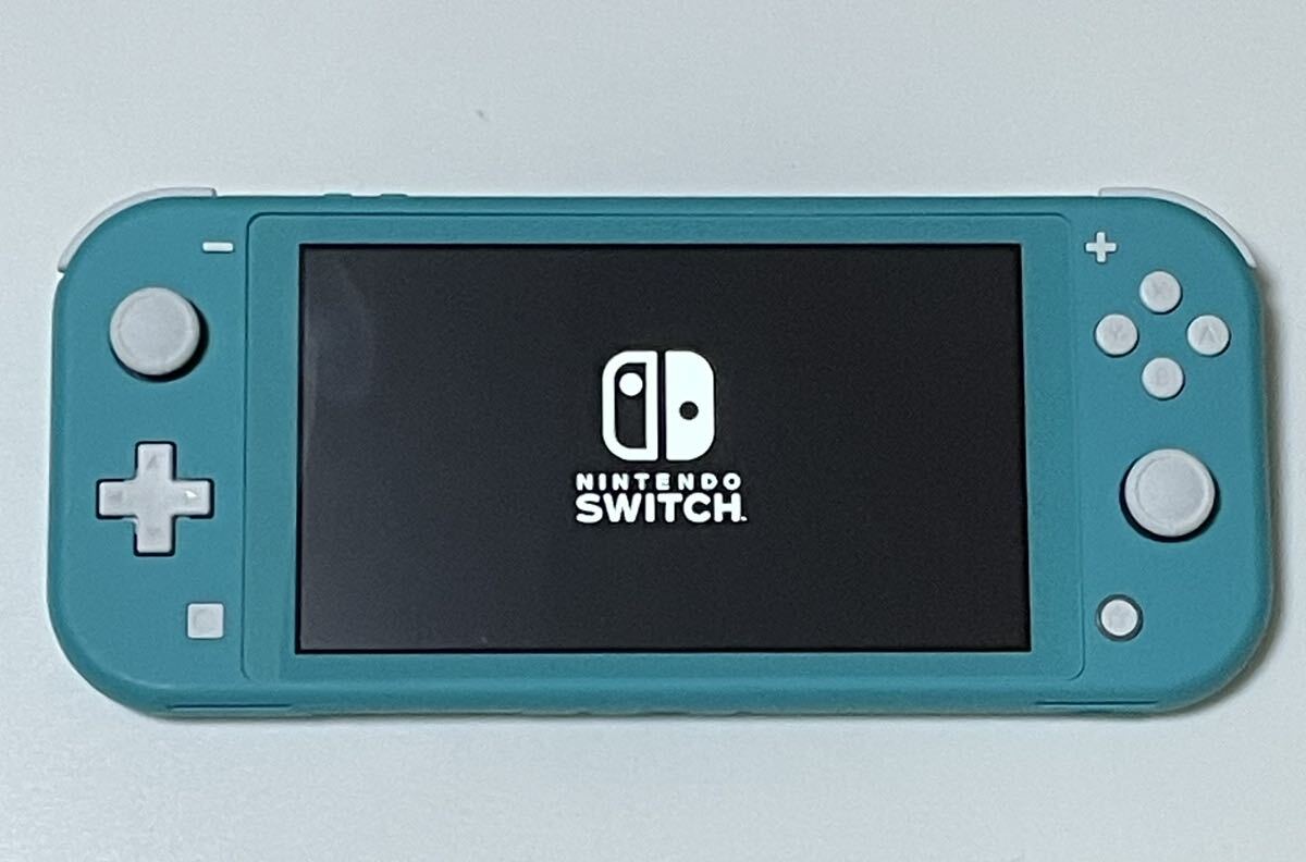 【稼働品】Nintendo Switch Lite ニンテンドースイッチライト 本体 ターコイズ HDH-S-BAZAA 充電器付　1円〜_画像2
