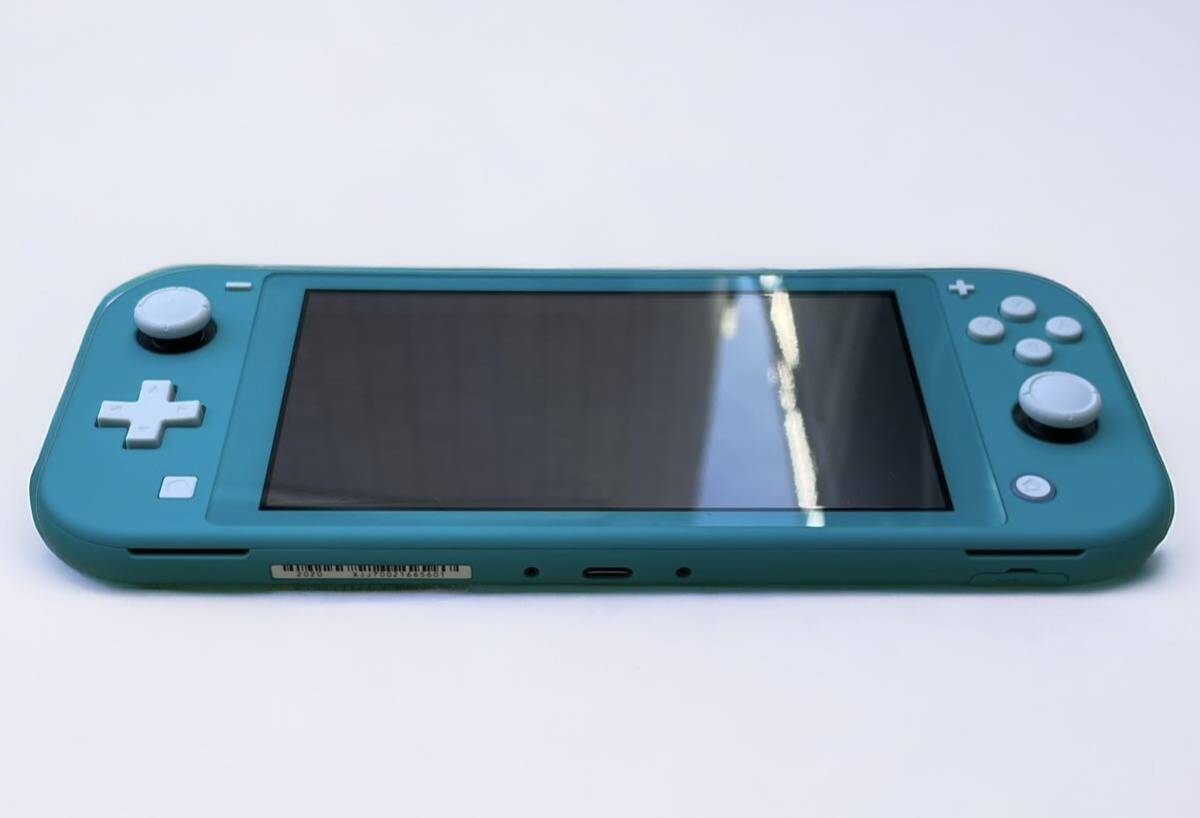 【稼働品】Nintendo Switch Lite ニンテンドースイッチライト 本体 ターコイズ HDH-S-BAZAA 充電器付　1円〜_画像6