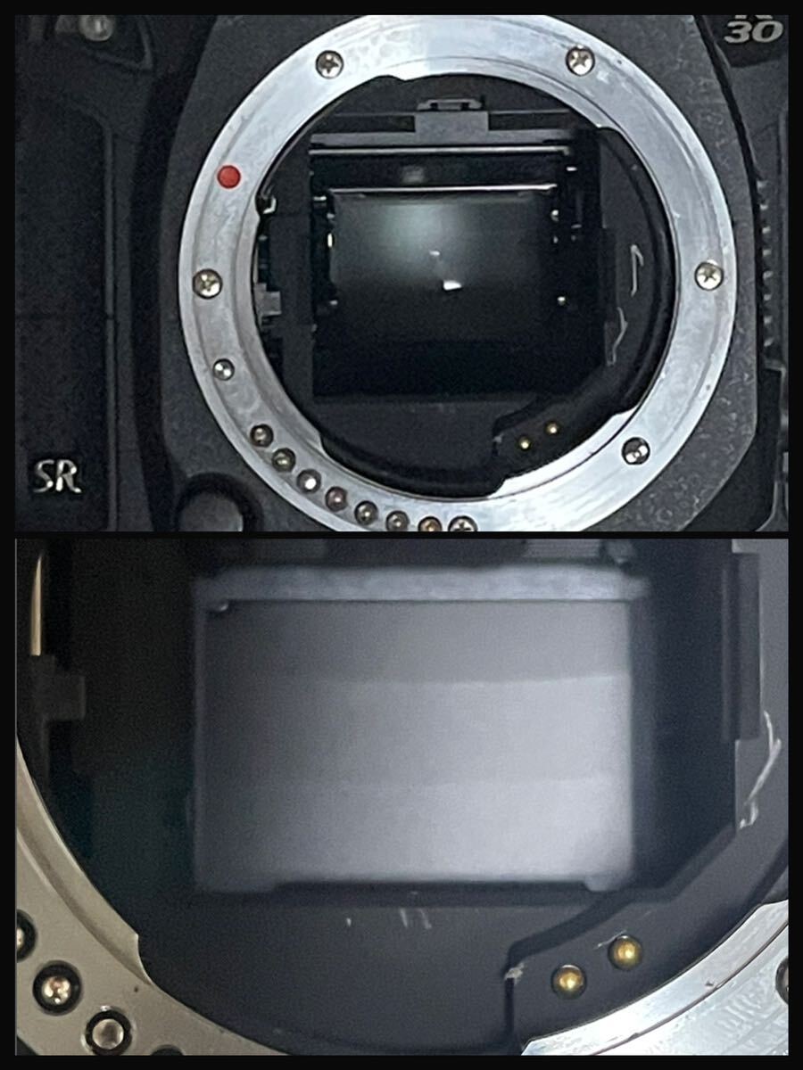 【現状品】PENTAX ペンタックス K-30 ダブルズームキット コンパクト 一眼レフ デジタル カメラ 本体 レンズ セット 1円〜_画像6