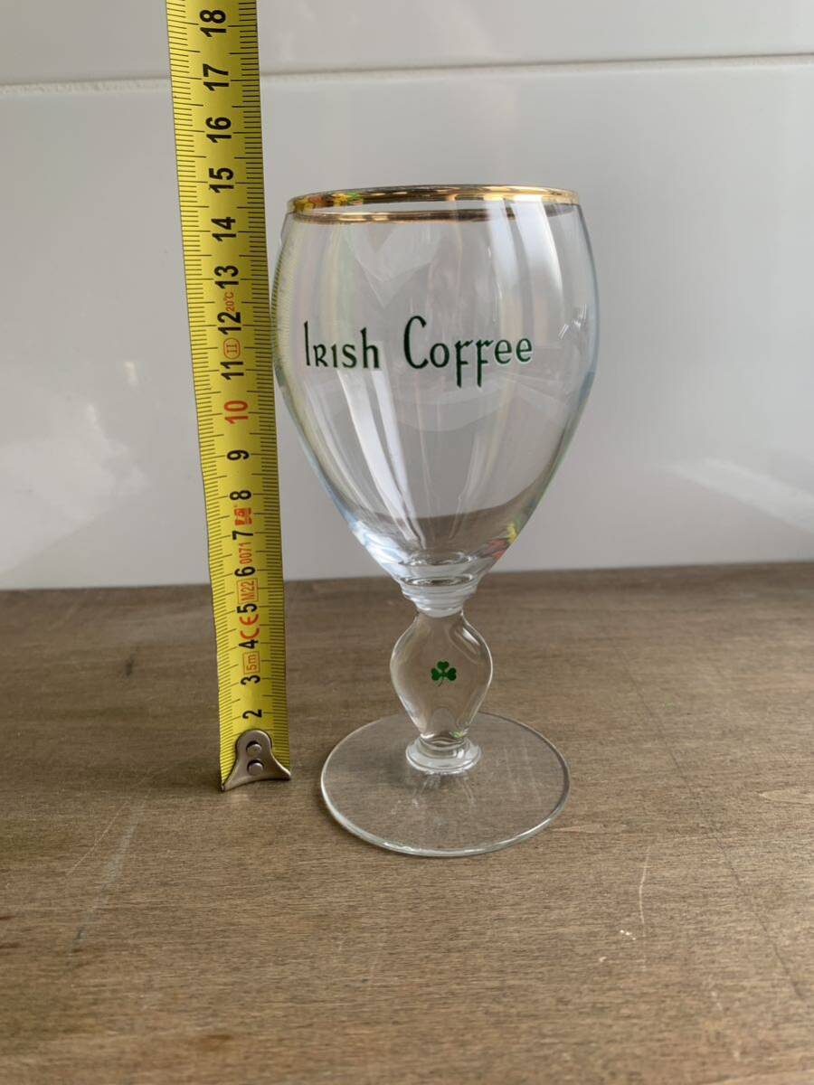 IRISH COFFEE Irish coffee Vintage glass 2 point set ⑤