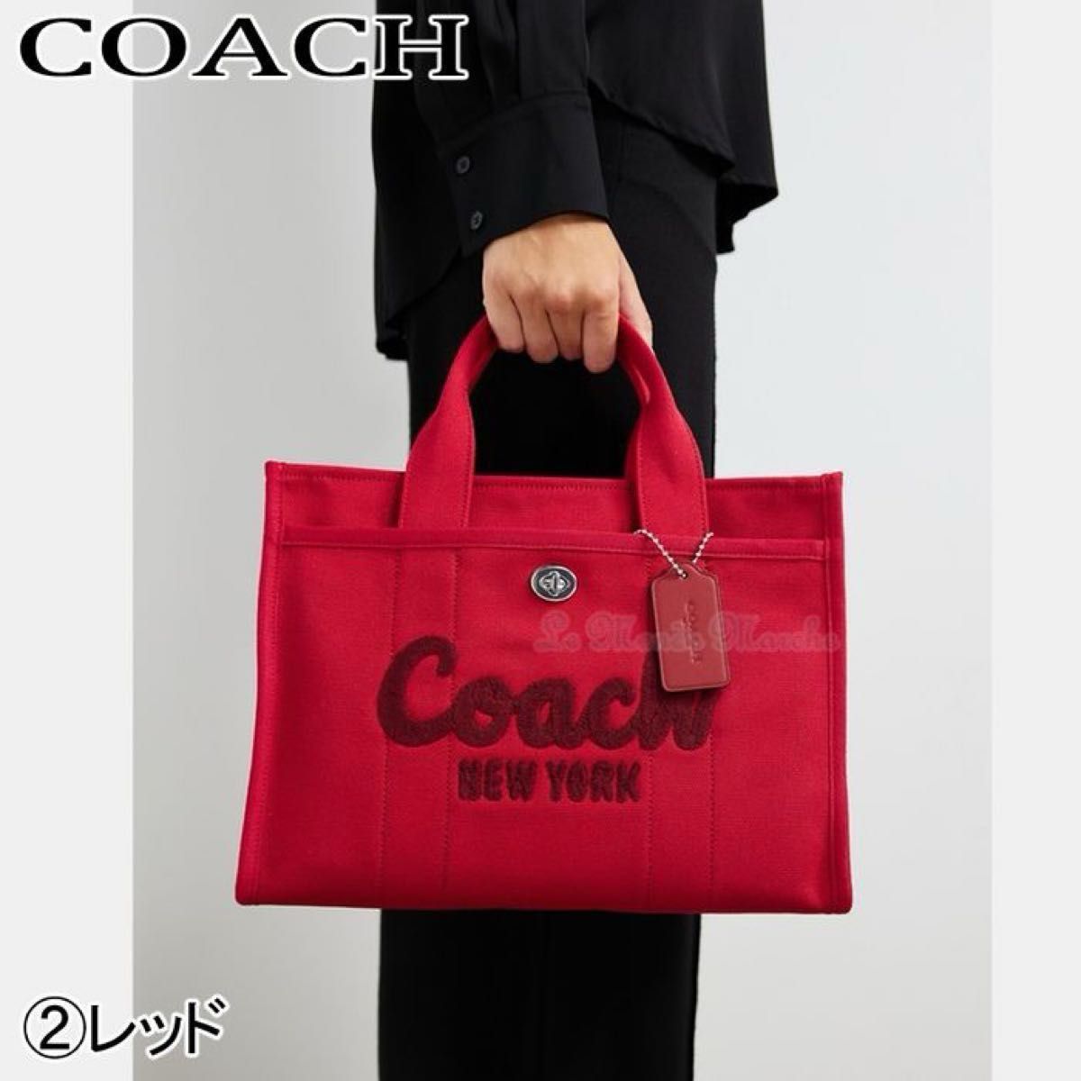 COACH  めるるがドラマで着用!!Cargo Tote カーゴトート