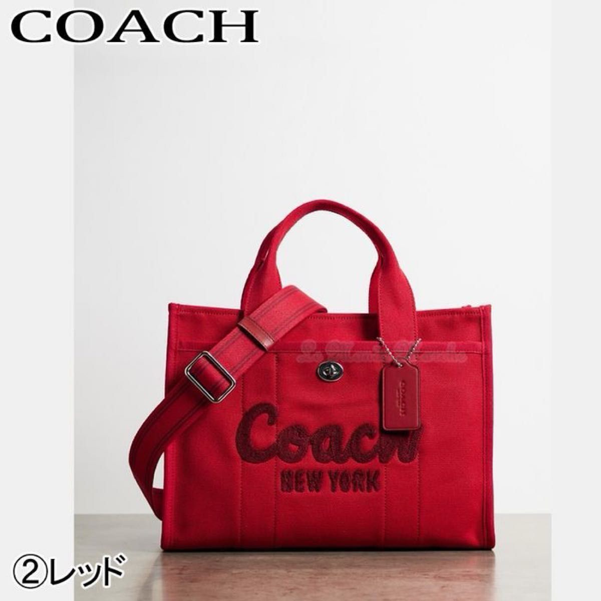 COACH  めるるがドラマで着用!!Cargo Tote カーゴトート