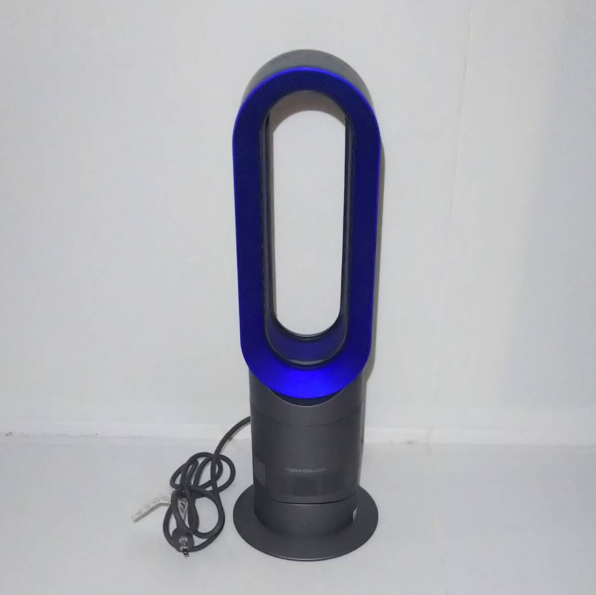 【極美品】2019年製 羽根のない扇風機 Dyson ダイソン Hot+Cool ホットクール AM09 アイアン/サテンブルー_画像2