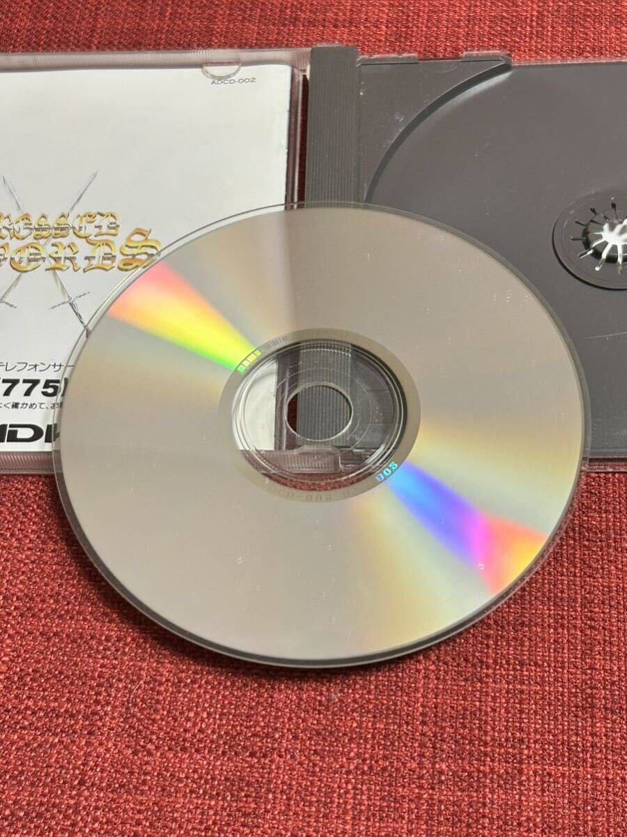 ネオジオCD 美品 クロススウォード CROSS SWORDS ケース 取扱説明書 ディスク付き NEOGEO SNK ADK 動作未確認の画像4