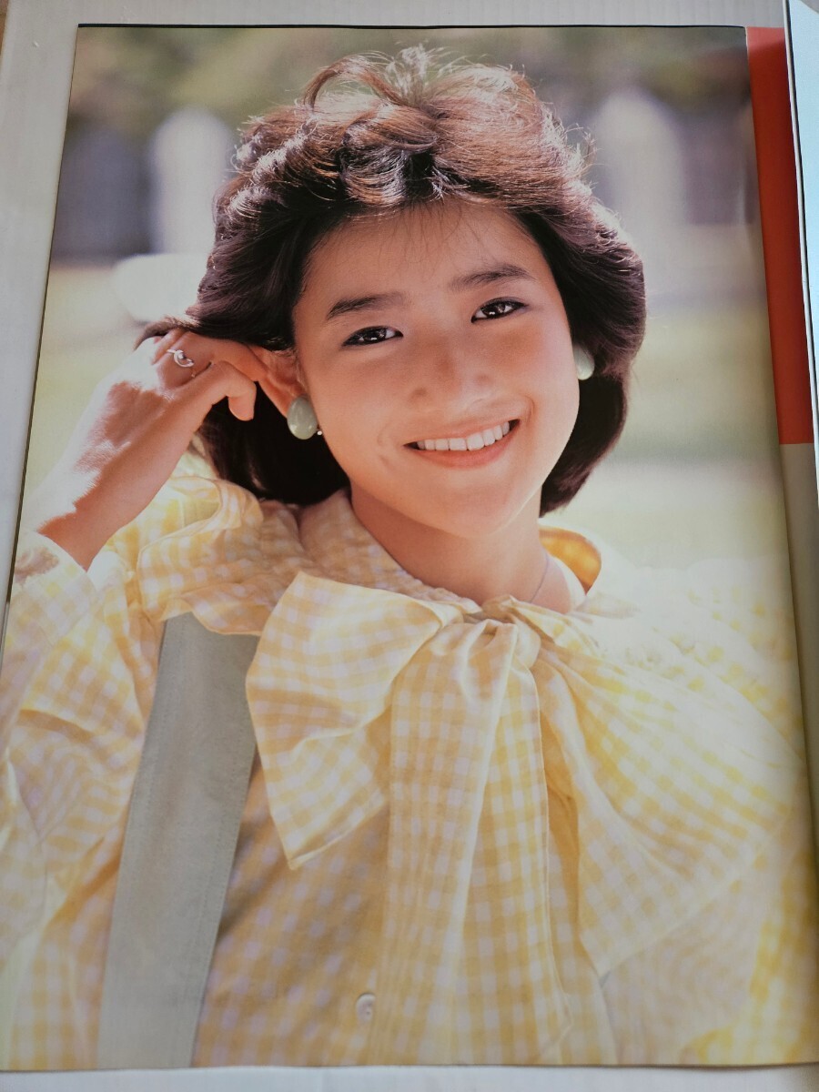 * rare * Okada Yukiko * big photograph of a star 53.×38.8 sheets 