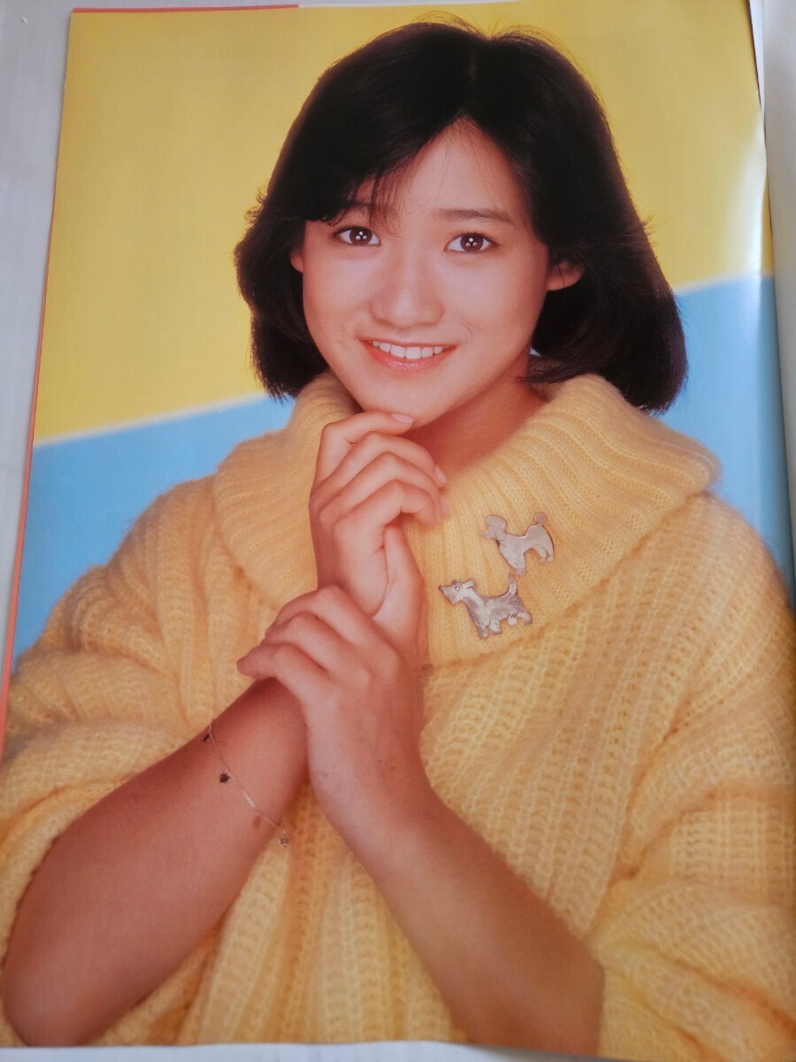 * rare * Okada Yukiko * big photograph of a star 53.×38.8 sheets 