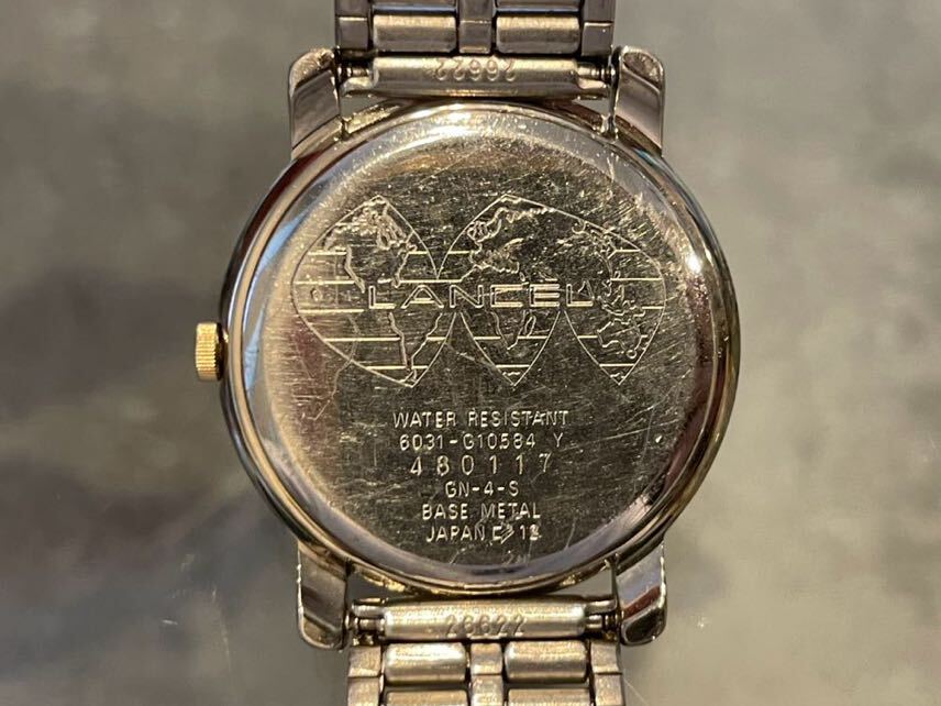 腕時計 ランセル LANCEL メンズ 6031-G10584 シルバー×ゴールド 金色 quartz クオーツ_画像2