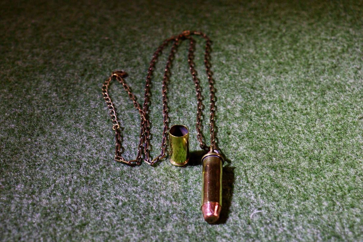 9mm. empty medicine .&44magnum. necklace 