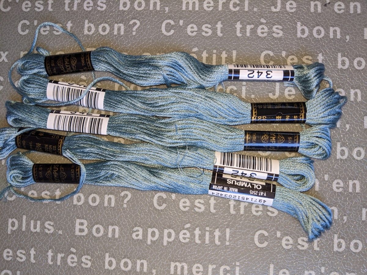 長期保管品　オリンパス　刺繍糸　色番342