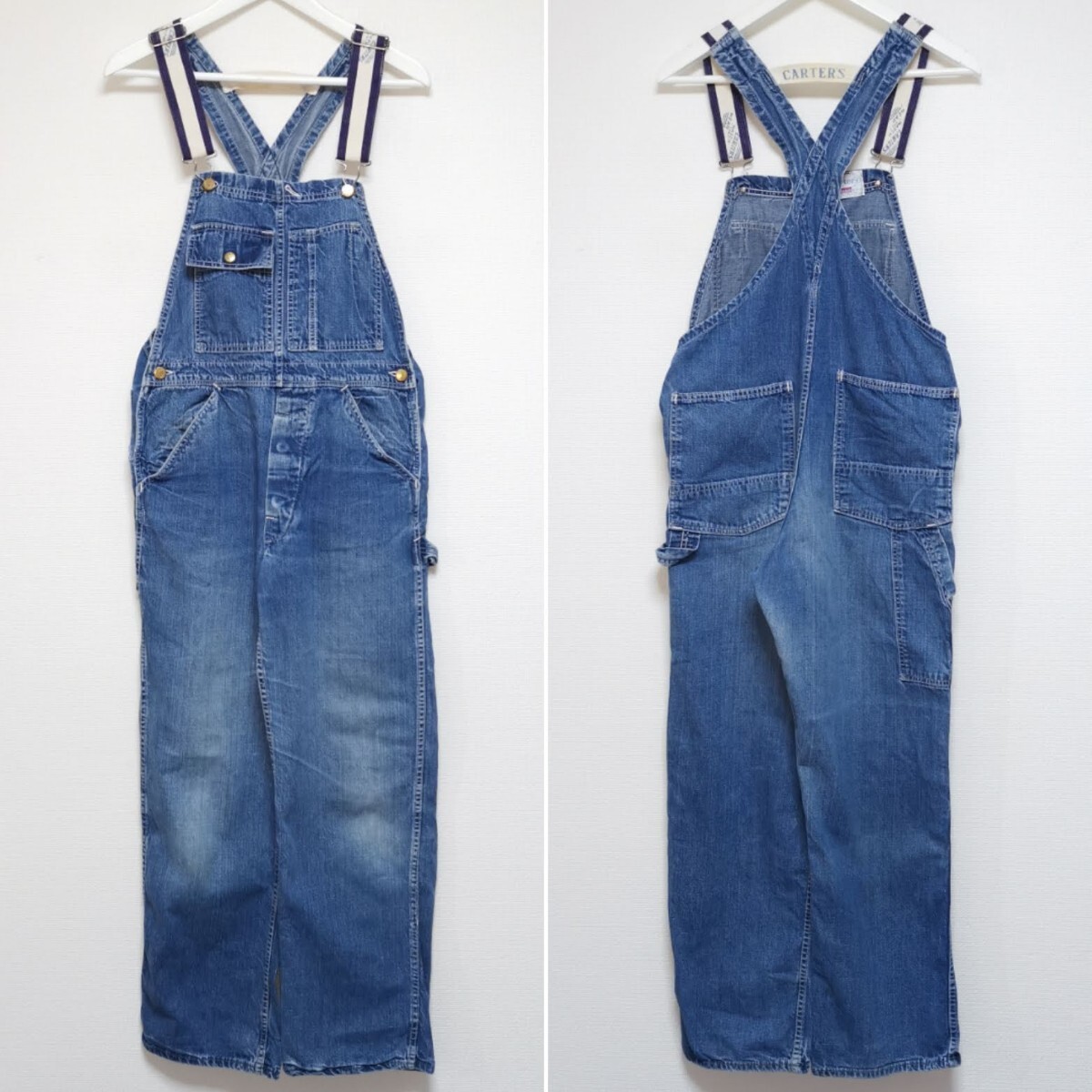 即決 60s カーターズ CARTERS デニム DENIM OVERALL 即決 60s カーターズ CARTERS デニム DENIM OVERALL
