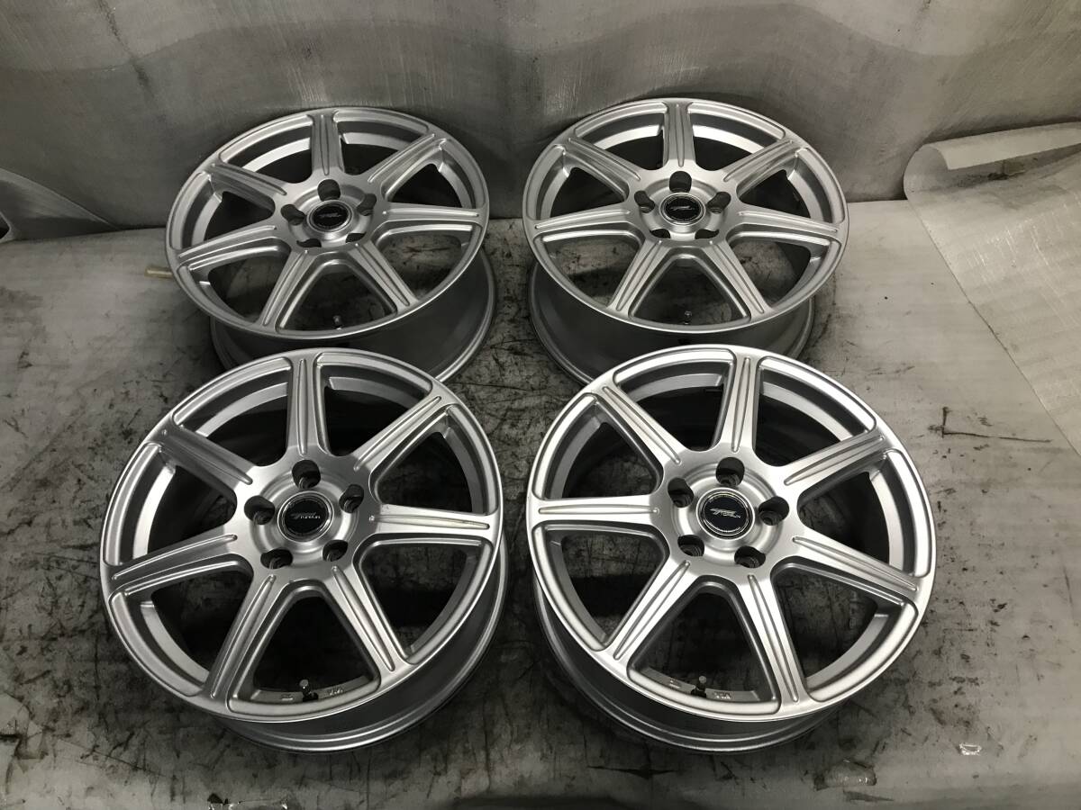 TOPRON トップラン 17インチ アルミホイール 17×7J ET 45 PCD 114.3 5H 中古 プリウスα アルファード ハリアー スカイライン 等_画像1