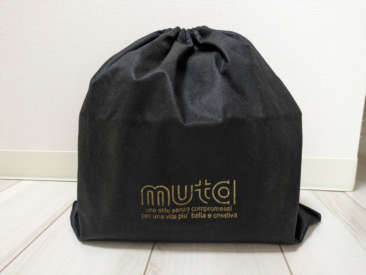 muta ムータ MMBC-210914 ランダムワッペンバッグ ハンドバッグ ブラック レディースの画像7