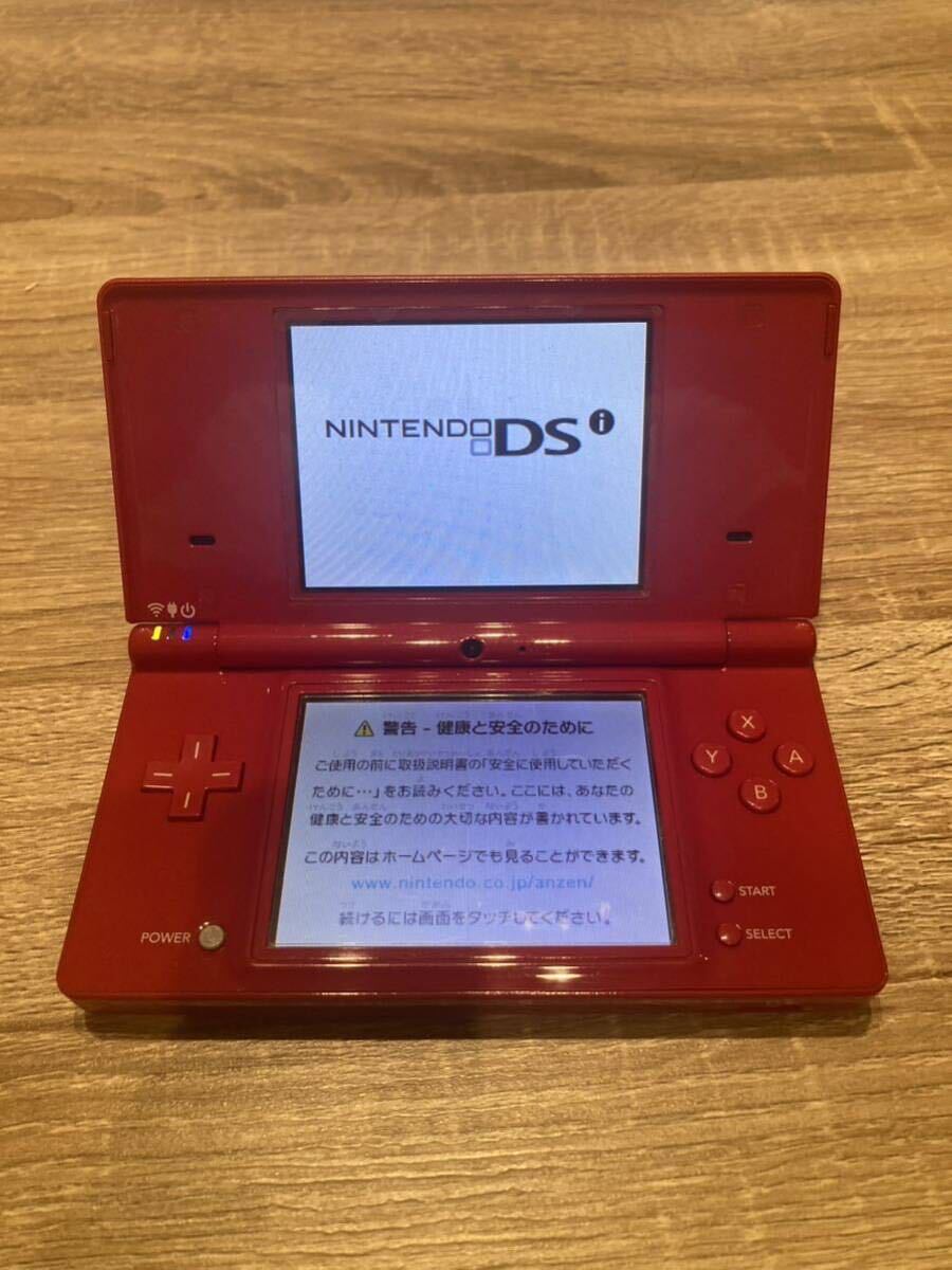  Nintendo DSi красный электризация рабочее состояние подтверждено 