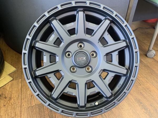 §新品 PPX D10X 17X7J+35 114.3-5Hホイールのみ4本 RAV4 ハリアー CX-5 CX-8 エクストレイル マットダークガンメタリック_ホイールのみ４本でのご案内です。