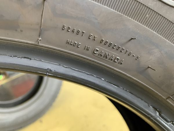 【セール】中古 4本 BRIDGESTONE デューラーH/T 255/70R18 113T 255/70-18 クライスラー ジープ JEEP ラングラー グラディエーター_画像9