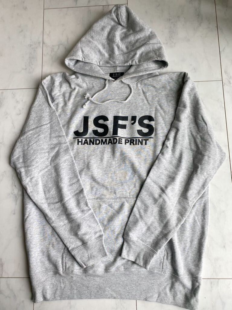 JSF jsf パーカー グレー スウェットパーカー スウェット フーディ_画像1