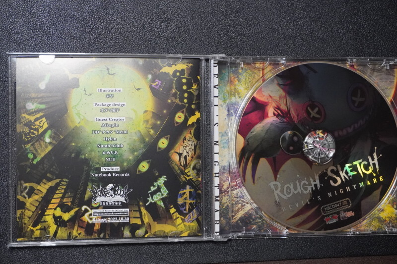 【美品】 [CD] RoughSketch / DEVIL'S NIGHTMARE // Aikapin、DD"ナカタ"Metal // HARDCORE TANO*C / beatmania BEMANI_画像3