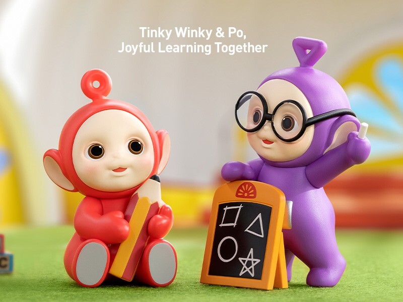 POP MART テレタビーズ コンパニオン シリーズ Tinky Winky & Po, Joyful Learning Together POPMART ポップマート フィギュア 内袋未開封_画像1