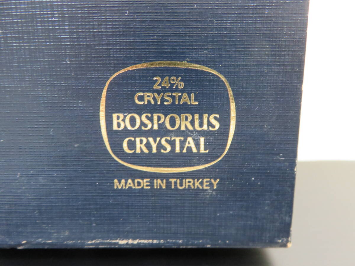 ♪未使用♪★Bosporus Crystal★ボスポラスクリスタル グラス ロックグラス ペア 2客セット カット24％ _画像10