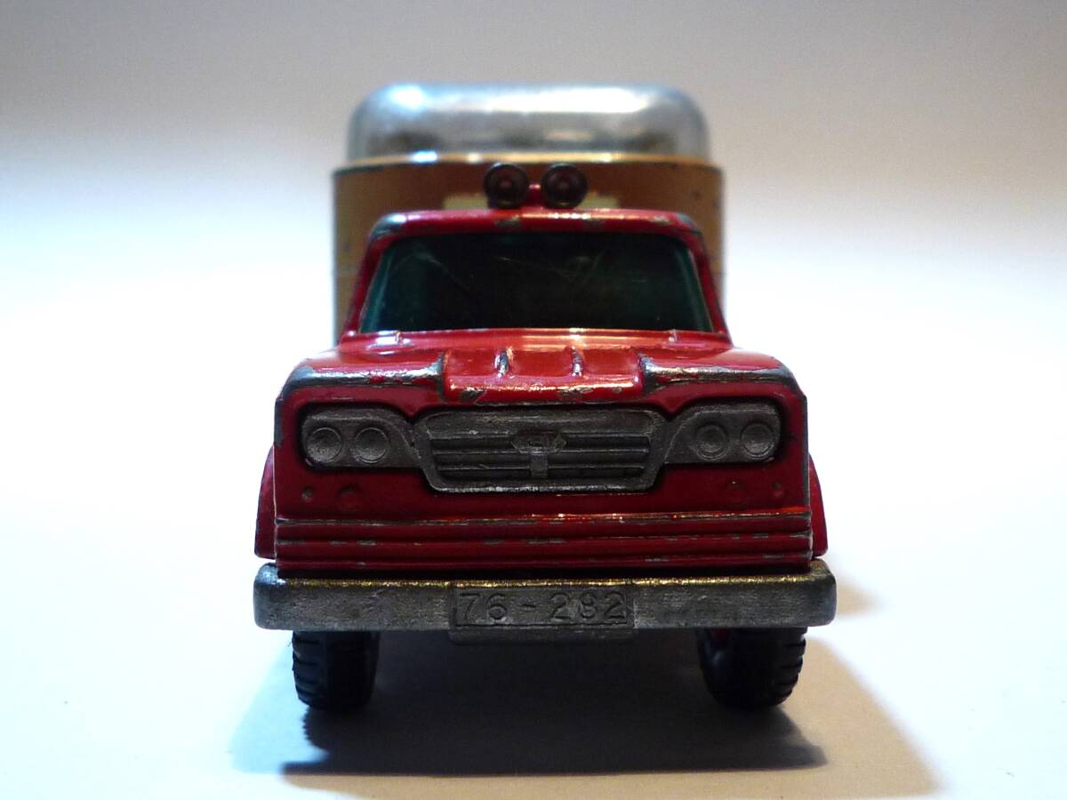 40866 MATCHBOX/マッチボックス キングサイズ K-18 DODGE TRACTOR ＆ ARTICULATED HORSE VAN 馬運搬車 英国製 当時物_画像2