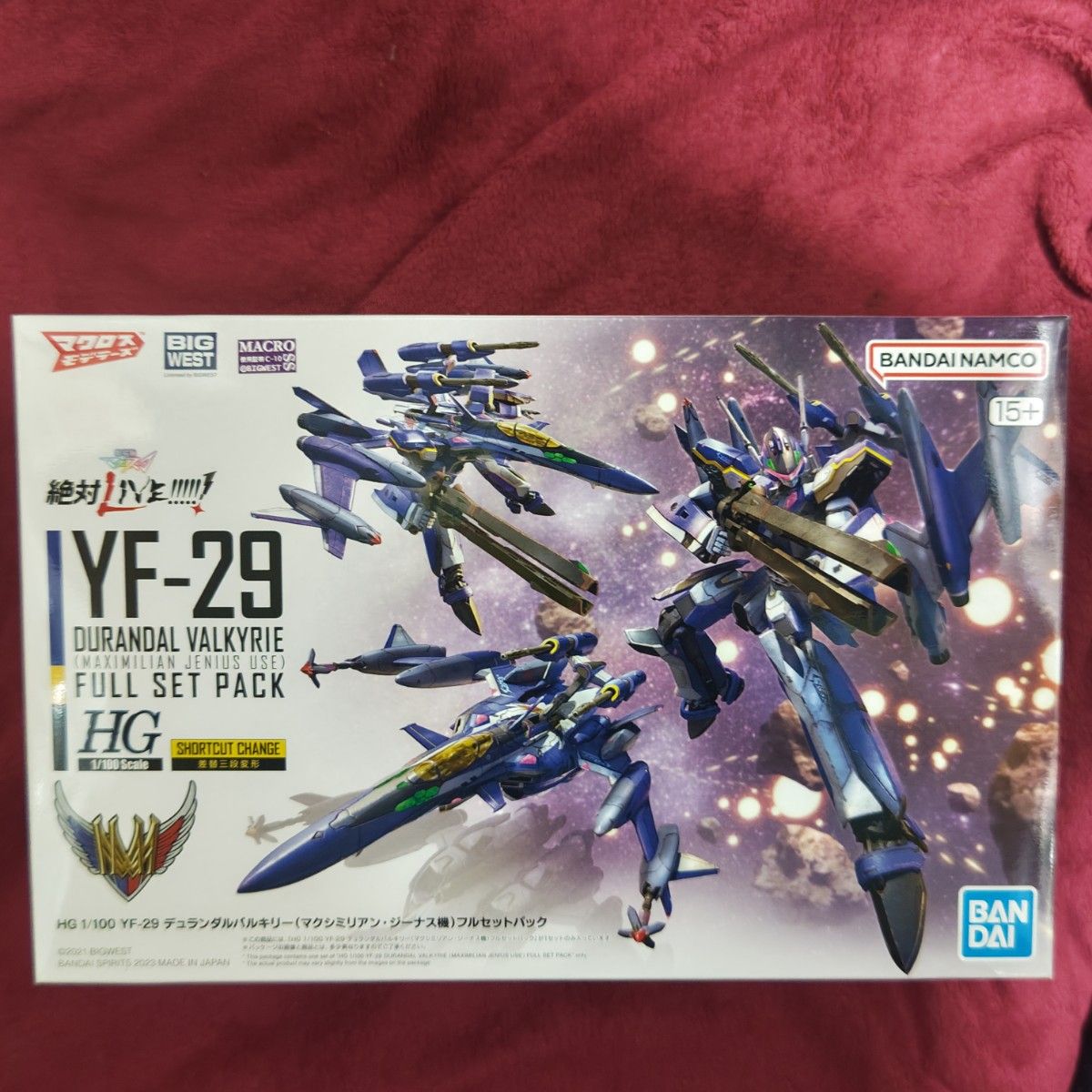 マクロスデルタ　絶対LIVE！！！！！！　HG　1/100　YF−29デュランダルバルキリー　