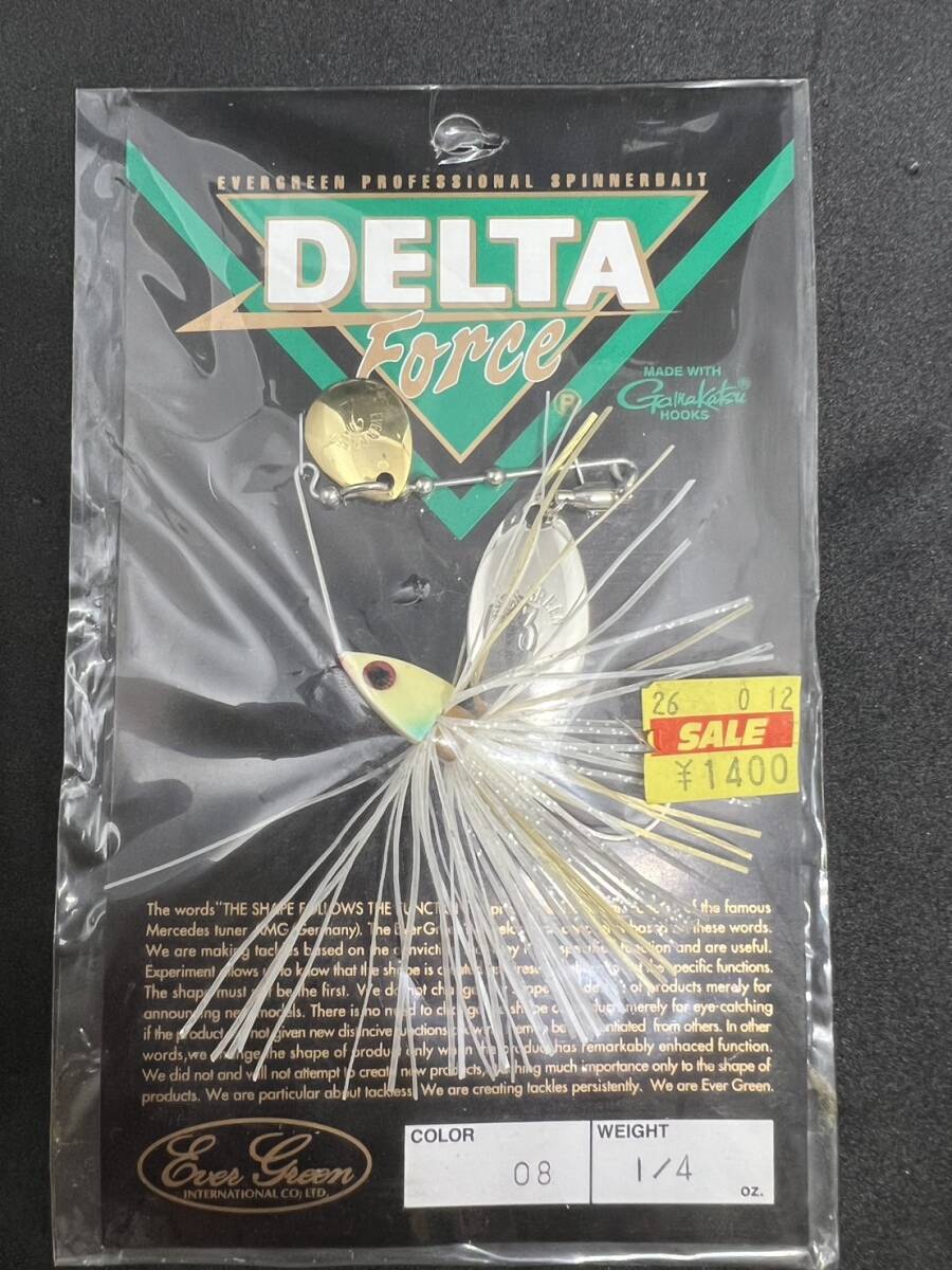 DELTA Force 08 1/4 OZ スピナーベイト デルタフォース ガマカツ Gamakatsu_画像1