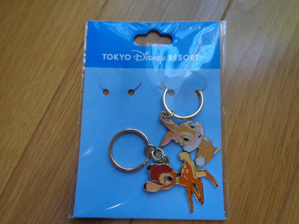  Disney * Bambi * mistake ba knee * key chain *2 piece set * key holder * Tokyo Disney resort * new goods 
